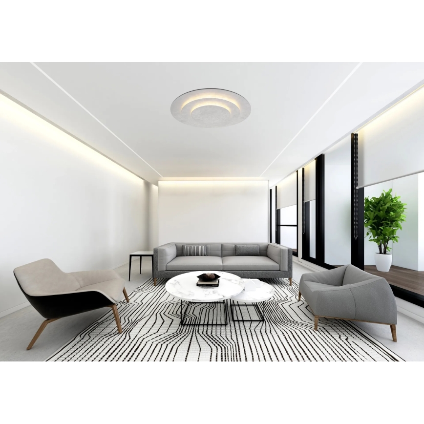 Globo - Φωτιστικό οροφής LED/40W/230V 3000K Ø 49 cm ασημί