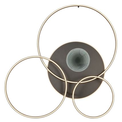 Globo - LED Ρυθμιζόμενο φωτιστικό οροφής LED/70W/230V 2700-6500K χρυσό + τηλεχειριστήριο