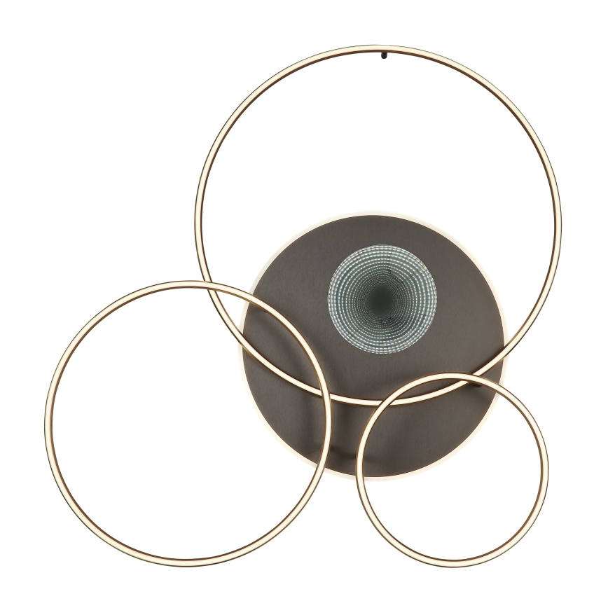 Globo - LED Ρυθμιζόμενο φωτιστικό οροφής LED/70W/230V 2700-6500K χρυσό + τηλεχειριστήριο