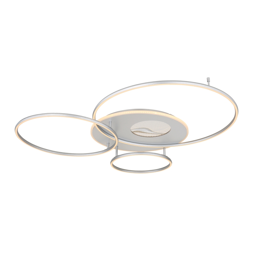 Globo - LED Ρυθμιζόμενο φωτιστικό οροφής LED/70W/230V 2700-6500K ματ χρώμιο + τηλεχειριστήριο