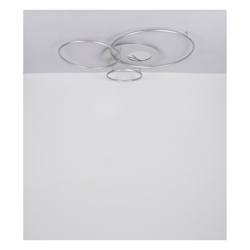 Globo - LED Ρυθμιζόμενο φωτιστικό οροφής LED/70W/230V 2700-6500K ματ χρώμιο + τηλεχειριστήριο