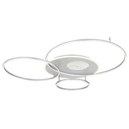 Globo - LED Ρυθμιζόμενο φωτιστικό οροφής LED/70W/230V 2700-6500K ματ χρώμιο + τηλεχειριστήριο