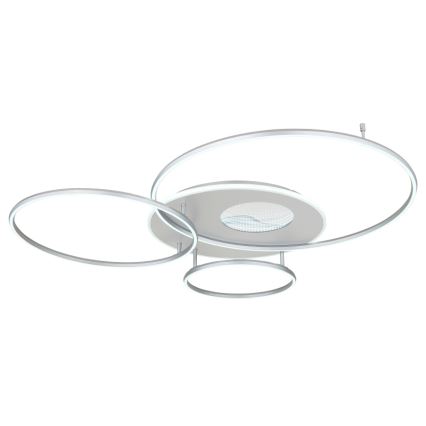 Globo - LED Ρυθμιζόμενο φωτιστικό οροφής LED/70W/230V 2700-6500K ματ χρώμιο + τηλεχειριστήριο