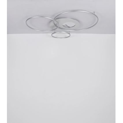 Globo - Ρυθμιζόμενο LED φωτιστικό οροφής LED/70W/230V 2700-6500K Wi-Fi Tuya ματ χρώμιο + τηλεχειριστήριο