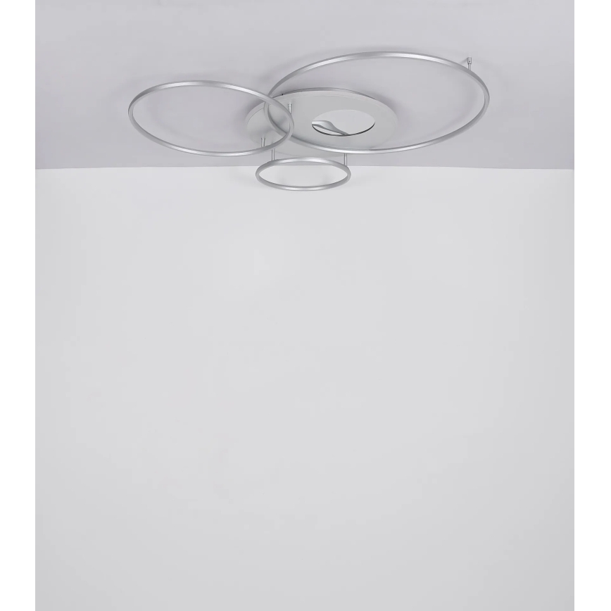 Globo - Ρυθμιζόμενο LED φωτιστικό οροφής LED/70W/230V 2700-6500K Wi-Fi Tuya ματ χρώμιο + τηλεχειριστήριο