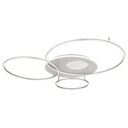 Globo - Ρυθμιζόμενο LED φωτιστικό οροφής LED/70W/230V 2700-6500K Wi-Fi Tuya ματ χρώμιο + τηλεχειριστήριο