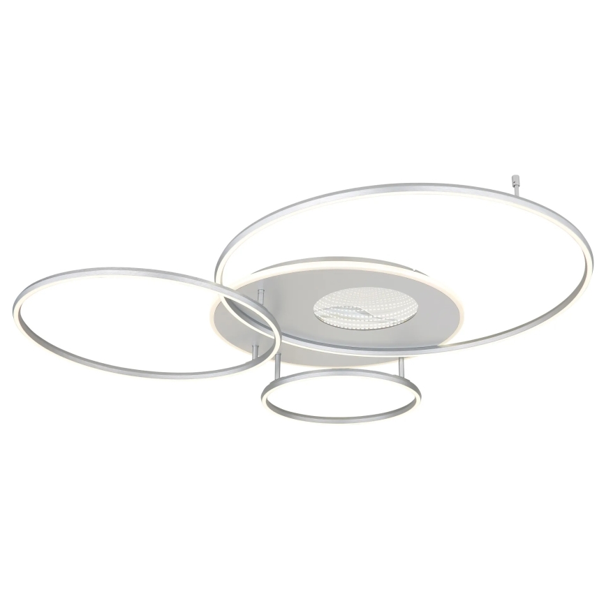 Globo - Ρυθμιζόμενο LED φωτιστικό οροφής LED/70W/230V 2700-6500K Wi-Fi Tuya ματ χρώμιο + τηλεχειριστήριο