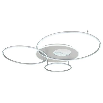Globo - Ρυθμιζόμενο LED φωτιστικό οροφής LED/70W/230V 2700-6500K Wi-Fi Tuya ματ χρώμιο + τηλεχειριστήριο