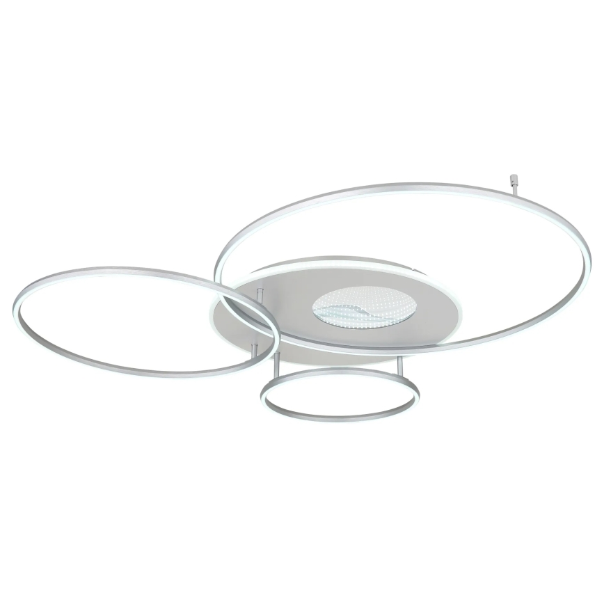 Globo - Ρυθμιζόμενο LED φωτιστικό οροφής LED/70W/230V 2700-6500K Wi-Fi Tuya ματ χρώμιο + τηλεχειριστήριο