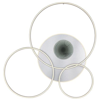 Globo - Ρυθμιζόμενο LED φωτιστικό οροφής LED/70W/230V 2700-6500K Wi-Fi Tuya ματ χρώμιο + τηλεχειριστήριο