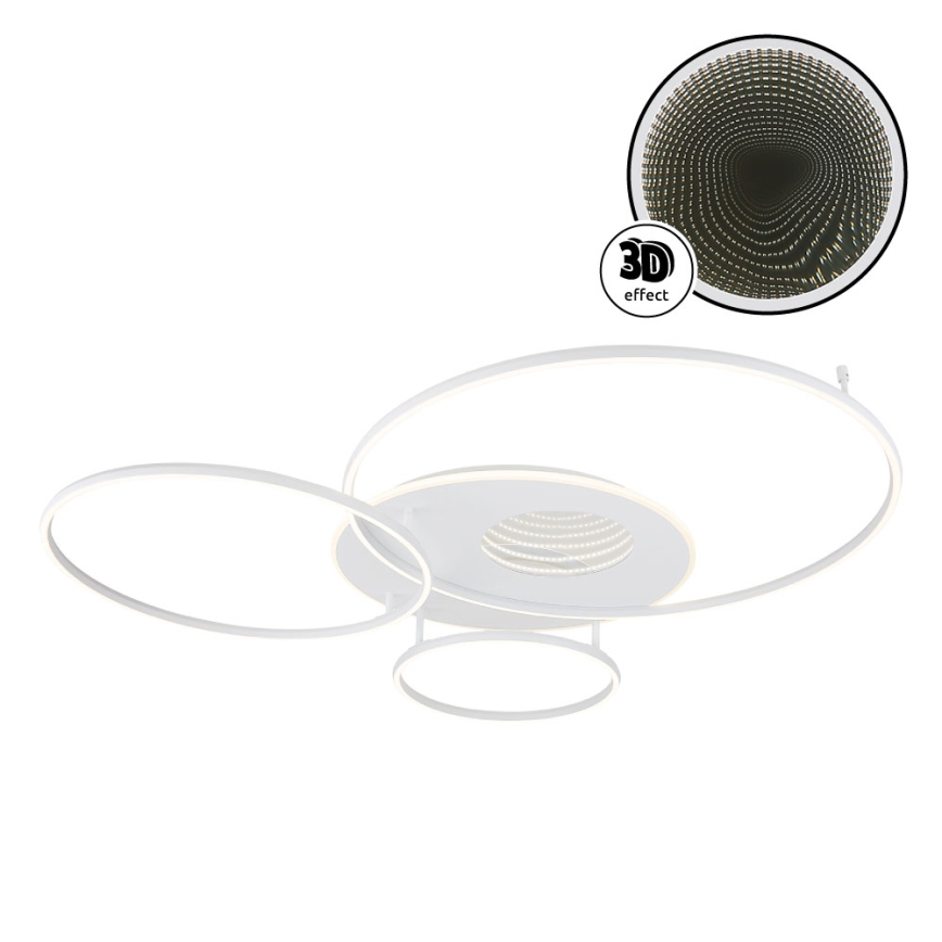 Globo - Ρυθμιζόμενο LED φωτιστικό οροφής LED/70W/230V 2700-6500K 105x26,5 cm λευκό + τηλεχειριστήριο