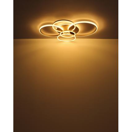 Globo - Φωτιστικό οροφής LED LED/70W/230V 3000K 88x110 cm μπεζ