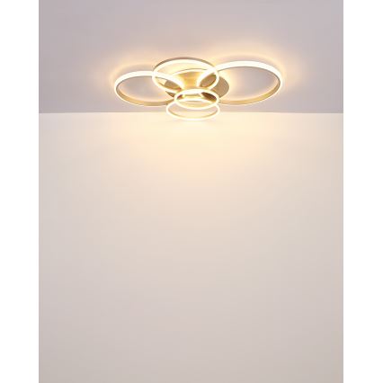 Globo - Φωτιστικό οροφής LED LED/70W/230V 3000K 88x110 cm μπεζ