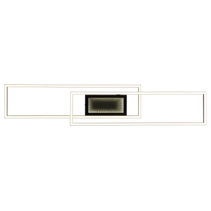 Globo - Ρυθμιζόμενο φωτιστικό οροφής LED/42W/230V 2700-6500K 19,6x96 cm μαύρο + τηλεχειριστήριο