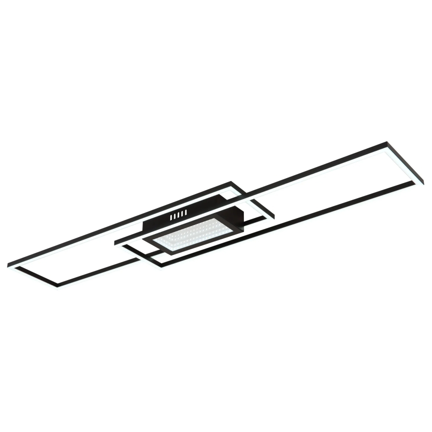 Globo - Ρυθμιζόμενο φωτιστικό οροφής LED/42W/230V 2700-6500K 19,6x96 cm μαύρο + τηλεχειριστήριο