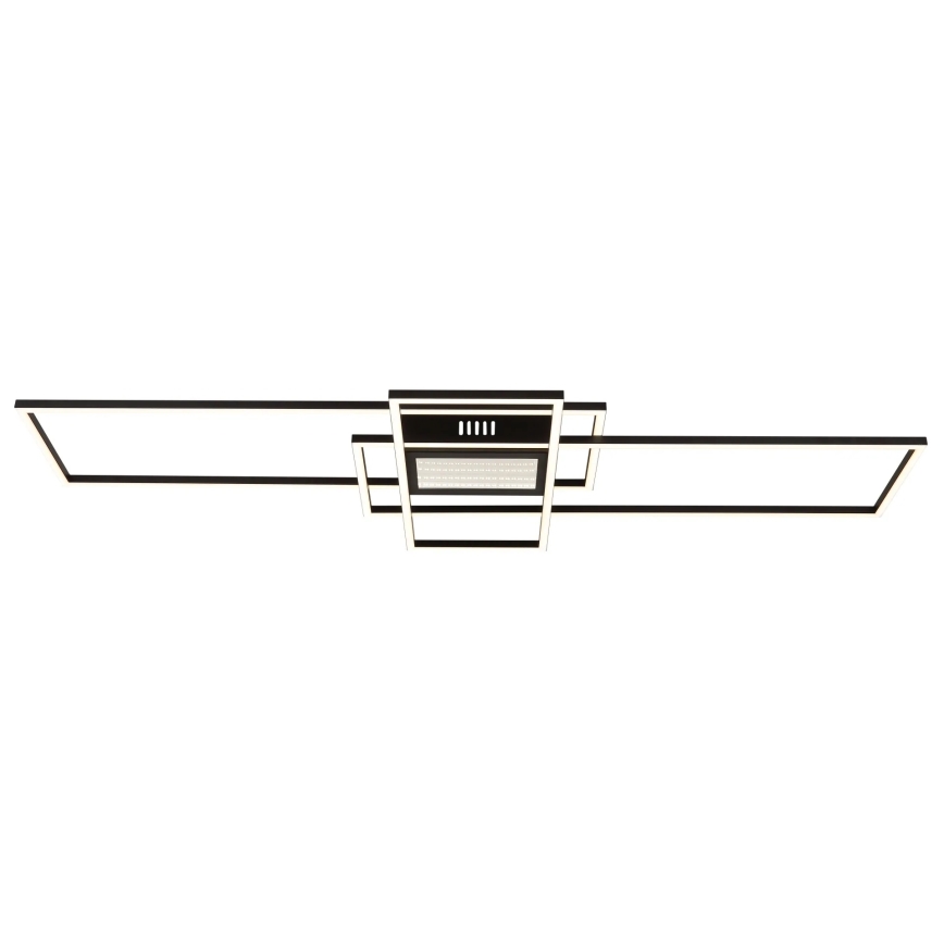 Globo - Ρυθμιζόμενο LED φωτιστικό οροφής, 60W/230V, 2700-6500K, 42x110,8 cm, μαύρο + τηλεχειριστήριο