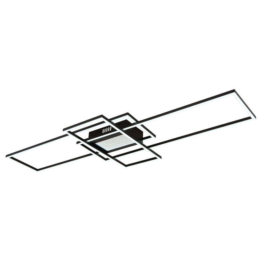 Globo - Ρυθμιζόμενο LED φωτιστικό οροφής, 60W/230V, 2700-6500K, 42x110,8 cm, μαύρο + τηλεχειριστήριο