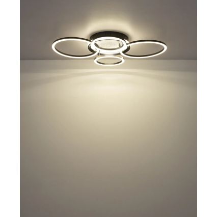 Globo - Φωτιστικό οροφής LED/40W/230V 4000K 72x52 cm μαύρο