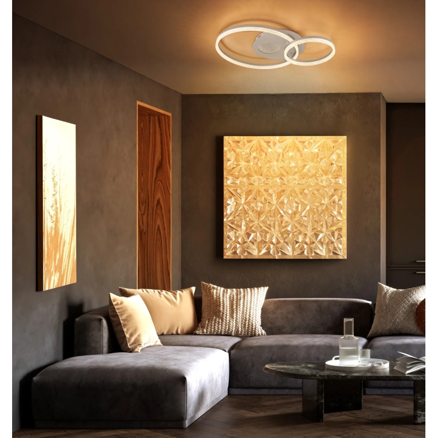 Globo - Φωτιστικό οροφής LED LED/30W/230V 3000K 70x50 cm μπεζ