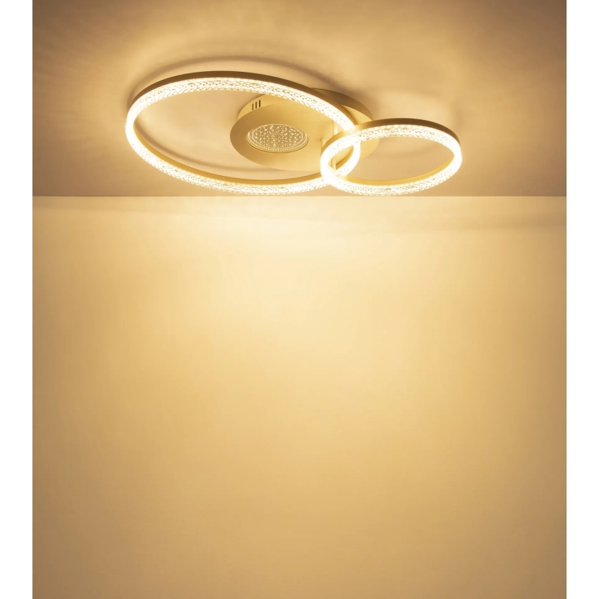 Globo - Φωτιστικό οροφής LED LED/30W/230V 3000K 70x50 cm μπεζ