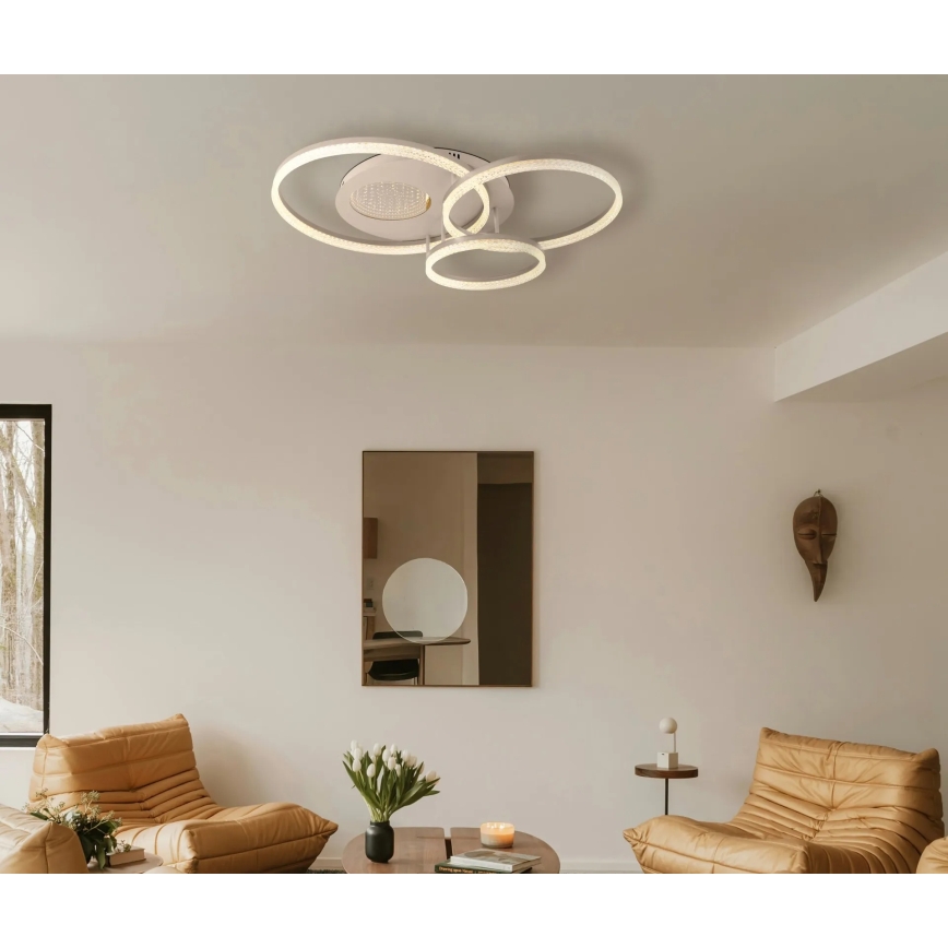 Globo - Φωτιστικό οροφής LED 40W/230V 3000K 78x60 εκ. μπεζ