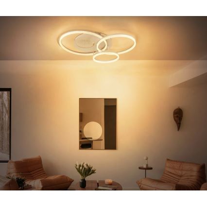 Globo - Φωτιστικό οροφής LED 40W/230V 3000K 78x60 εκ. μπεζ