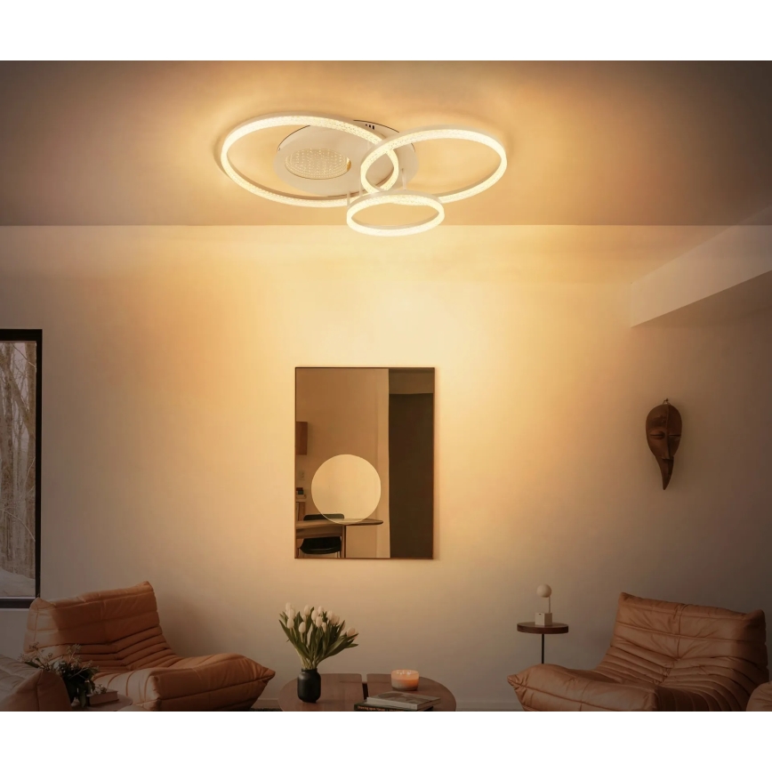 Globo - Φωτιστικό οροφής LED 40W/230V 3000K 78x60 εκ. μπεζ