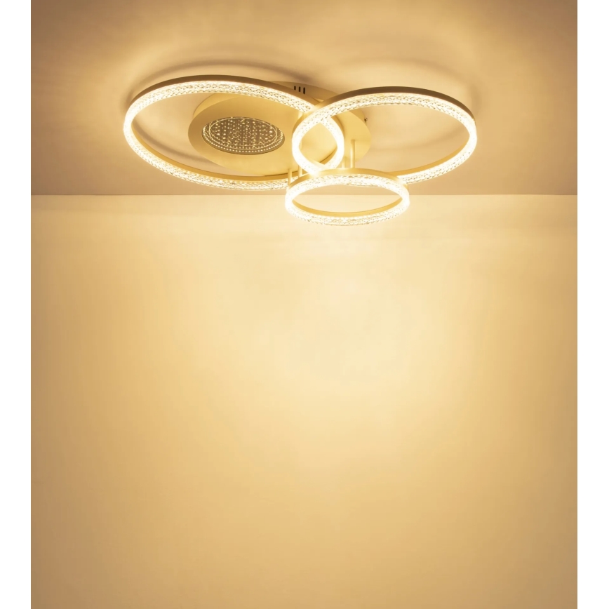 Globo - Φωτιστικό οροφής LED 40W/230V 3000K 78x60 εκ. μπεζ