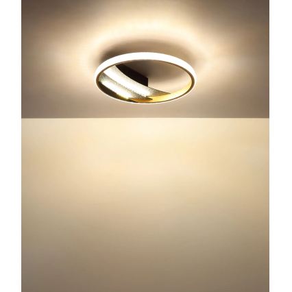Globo - LED φωτιστικό οροφής LED/12W/230V 3000/4000/6000K Ø 29,5 cm χρυσό