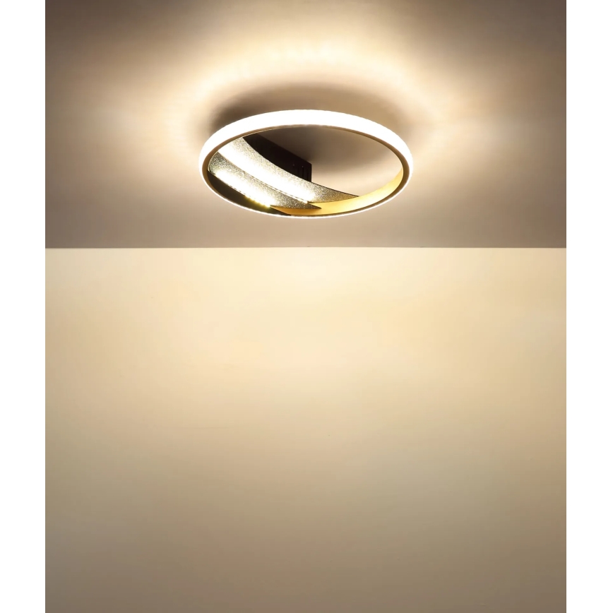 Globo - LED φωτιστικό οροφής LED/12W/230V 3000/4000/6000K Ø 29,5 cm χρυσό