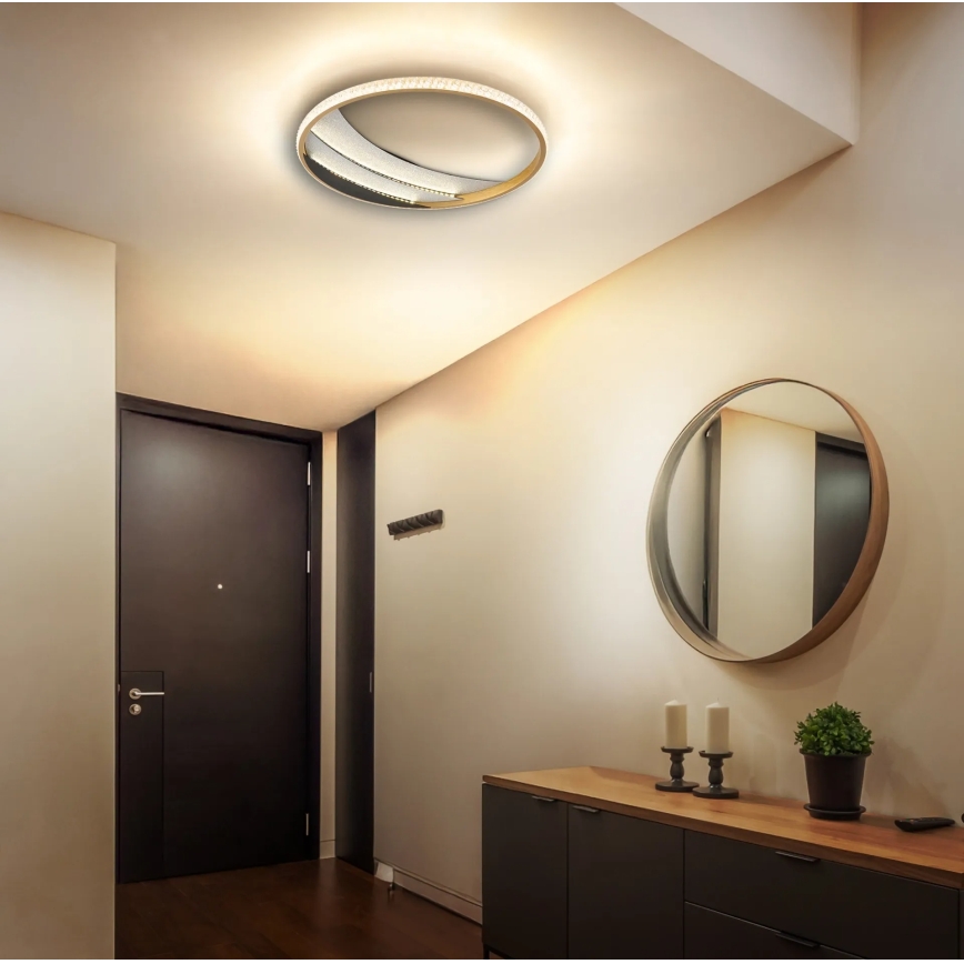 Globo - Φωτιστικό οροφής LED/24W/230V 3000/4000/6000K Ø 41 cm χρυσό