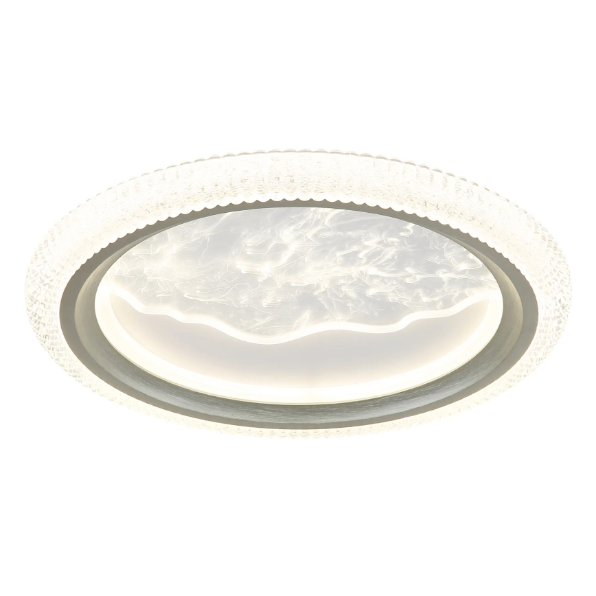 Globo - LED φωτιστικό οροφής LED/28W/230V 3000/4200/6000K διάμ. 39,5 cm ασημί
