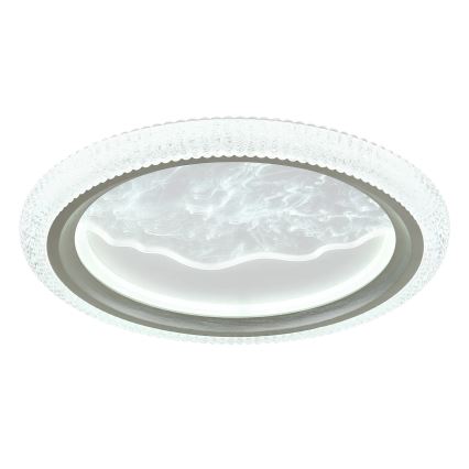 Globo - LED φωτιστικό οροφής LED/28W/230V 3000/4200/6000K διάμ. 39,5 cm ασημί
