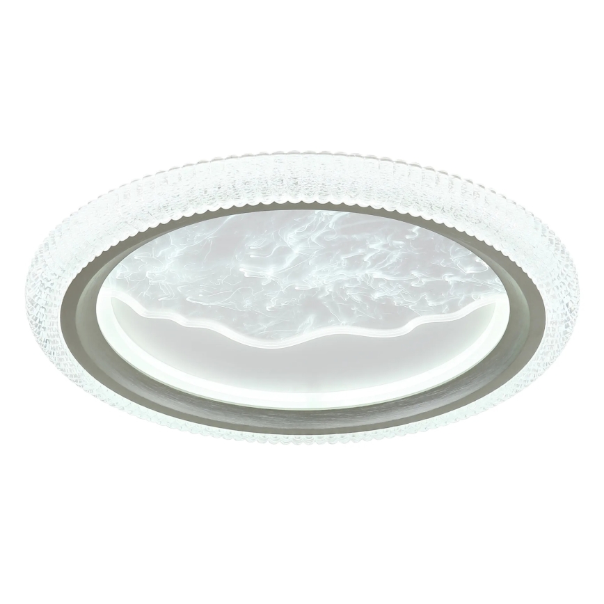 Globo - LED φωτιστικό οροφής LED/28W/230V 3000/4200/6000K διάμ. 39,5 cm ασημί
