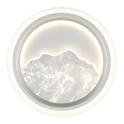 Globo - LED φωτιστικό οροφής LED/28W/230V 3000/4200/6000K διάμ. 39,5 cm ασημί