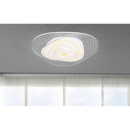 Globo - Ρυθμιζόμενο LED φωτιστικό οροφής LED/40W/230V 3000-6500K 50,2x48,8 εκ. Wi-Fi Tuya + τηλεχειριστήριο