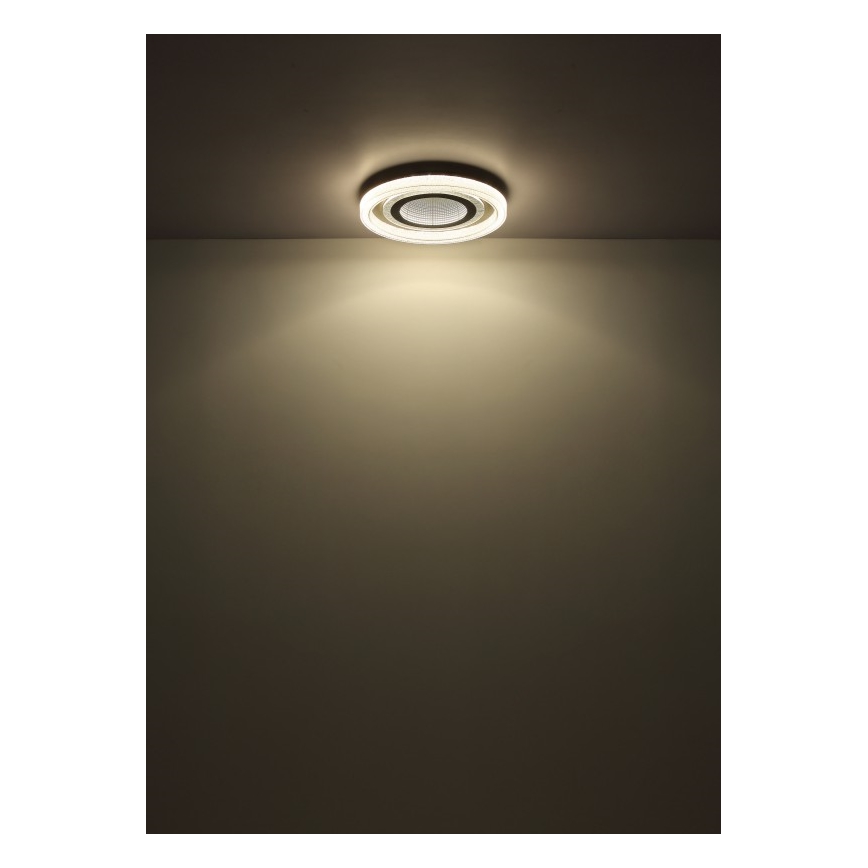 Globo - LED Dimmable φωτιστικό οροφής LED/48W/230V 2700-6000K διάμετρος 48 cm ανθρακί + τηλεχειριστήριο