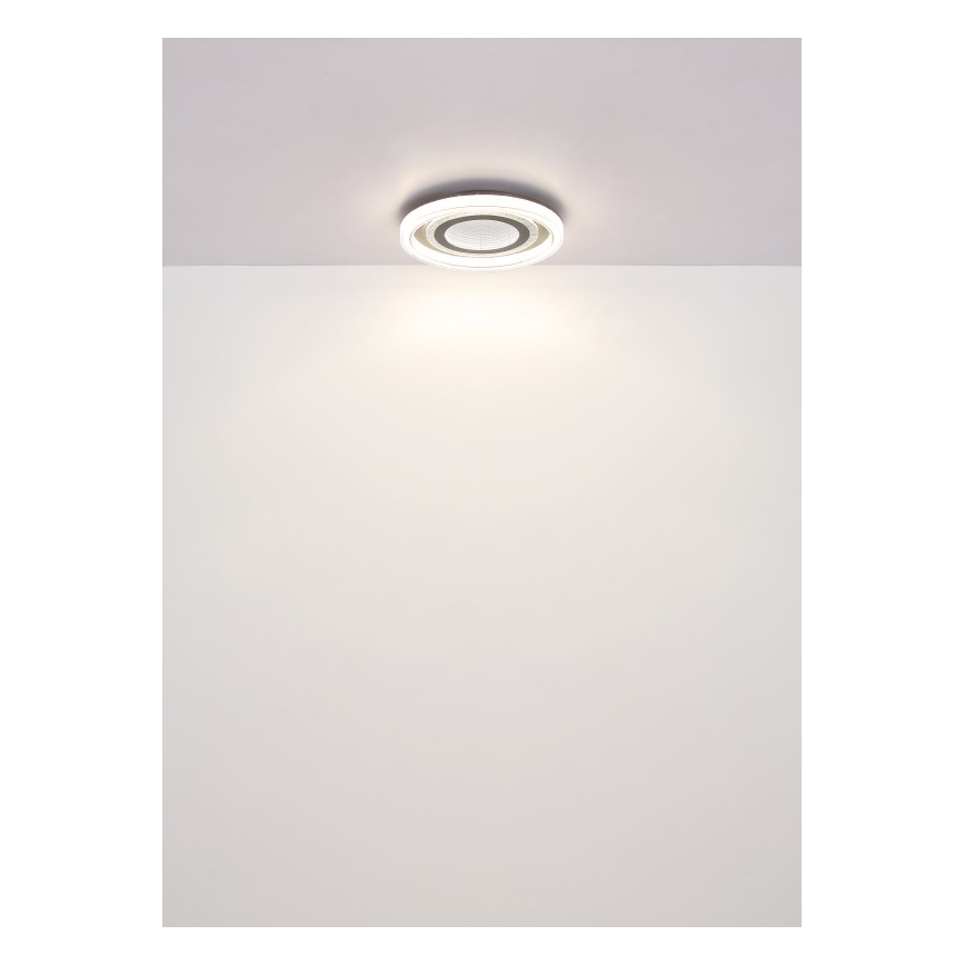 Globo - LED Dimmable φωτιστικό οροφής LED/48W/230V 2700-6000K διάμετρος 48 cm ανθρακί + τηλεχειριστήριο