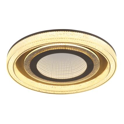 Globo - LED Ρυθμιζόμενο Φωτιστικό Οροφής LED/48W/230V 2700-6000K διάμ. 48 εκ. ανθρακί + τηλεχειριστήριο