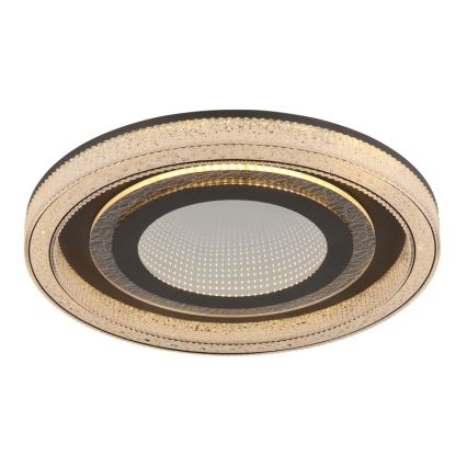 Globo - LED Ρυθμιζόμενο Φωτιστικό Οροφής LED/48W/230V 2700-6000K διάμ. 48 εκ. ανθρακί + τηλεχειριστήριο