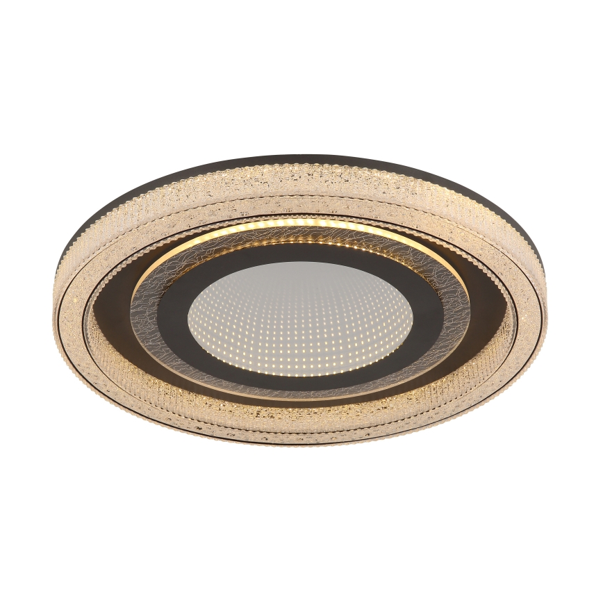 Globo - LED Ρυθμιζόμενο Φωτιστικό Οροφής LED/48W/230V 2700-6000K διάμ. 48 εκ. ανθρακί + τηλεχειριστήριο