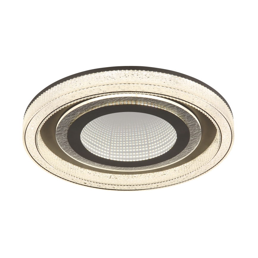 Globo - LED Ρυθμιζόμενο Φωτιστικό Οροφής LED/48W/230V 2700-6000K διάμ. 48 εκ. ανθρακί + τηλεχειριστήριο