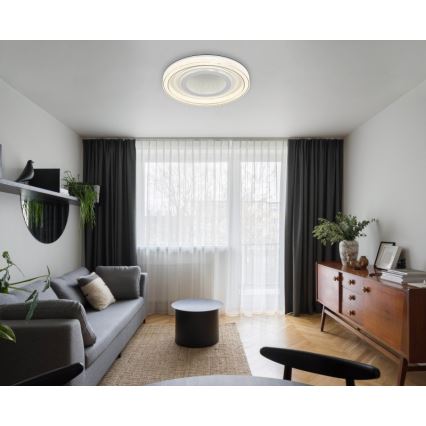 Globo - LED Dimmable φωτιστικό οροφής LED/48W/230V 2700-6000K διάμετρος 48 cm λευκό + τηλεχειριστήριο