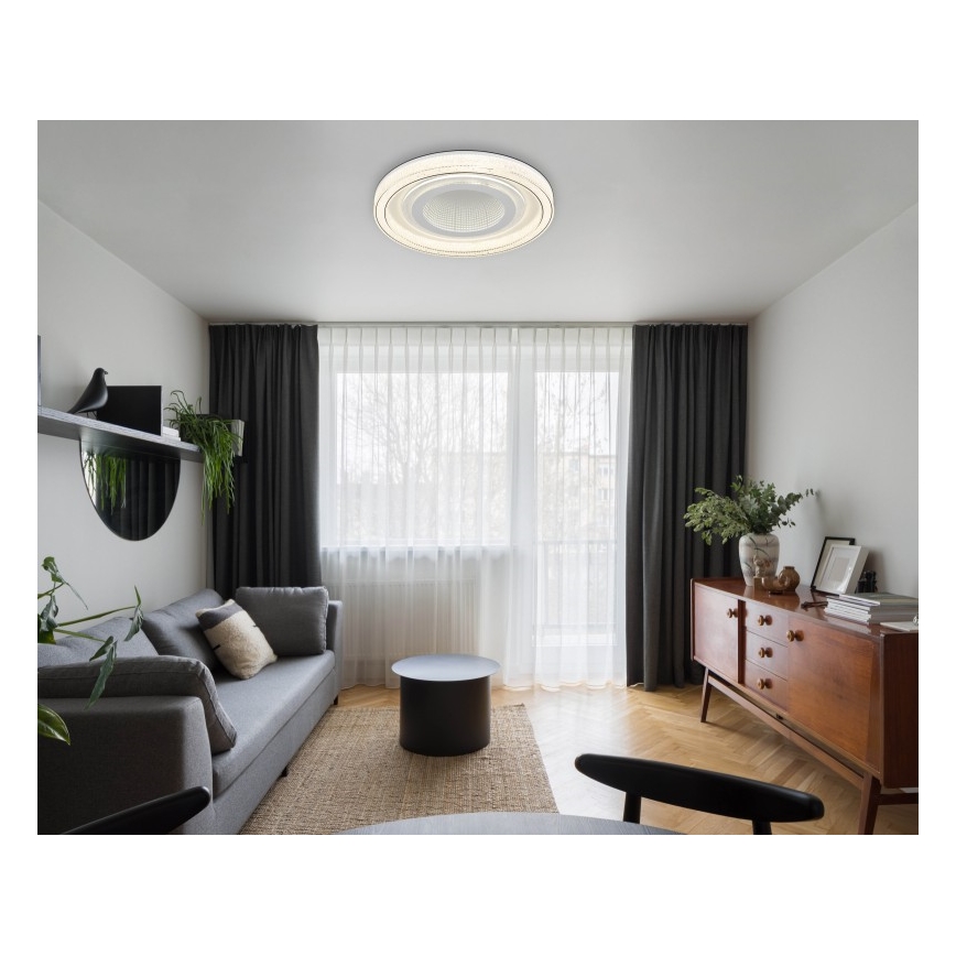 Globo - LED Dimmable φωτιστικό οροφής LED/48W/230V 2700-6000K διάμετρος 48 cm λευκό + τηλεχειριστήριο