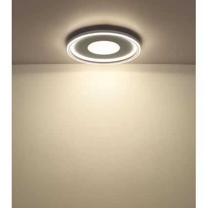 Globo - Ρυθμιζόμενο φωτιστικό οροφής LED/60W/230V 2700-6000K Ø 59 cm μπεζ + τηλεχειριστήριο