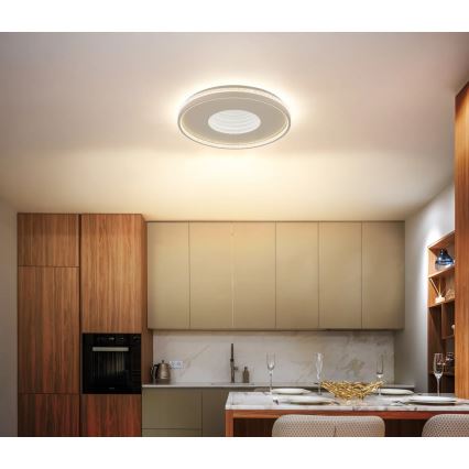 Globo - Ρυθμιζόμενο φωτιστικό οροφής LED/40W/230V 2700-6500K, διάμ. 50,5 cm + τηλεχειριστήριο