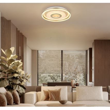 Globo - Φωτιστικό οροφής LED/40W/230V 3000K, Ø 50 cm, τραβερτίνη