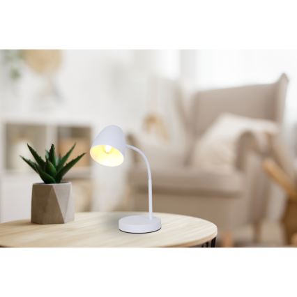 Globo - Eπιτραπέζιο φωτιστικό 1xE14/25W/230V λευκό