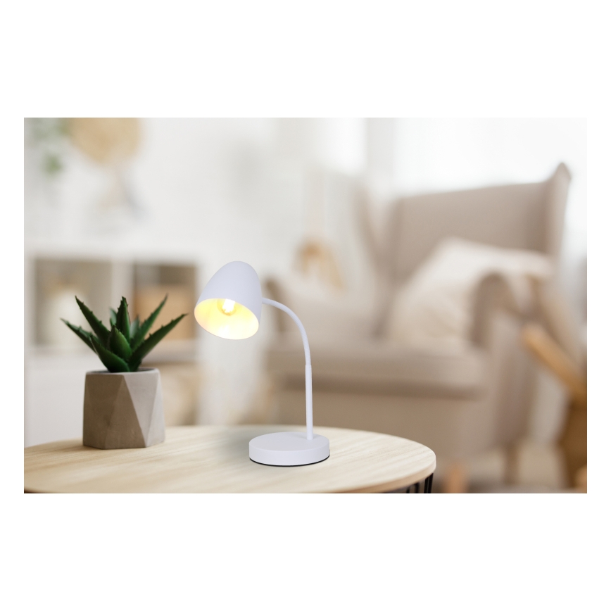 Globo - Eπιτραπέζιο φωτιστικό 1xE14/25W/230V λευκό