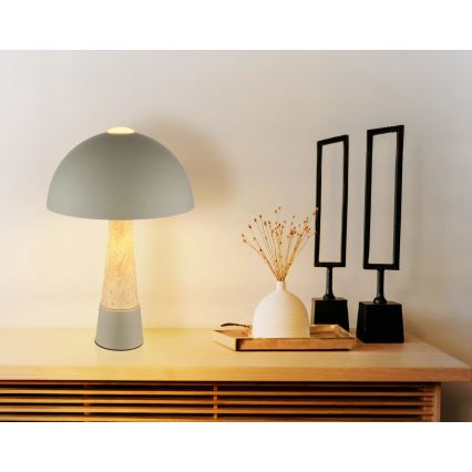 Globo - Επιτραπέζιο φωτιστικό 1xE27ILLU/40W/230V γκρι